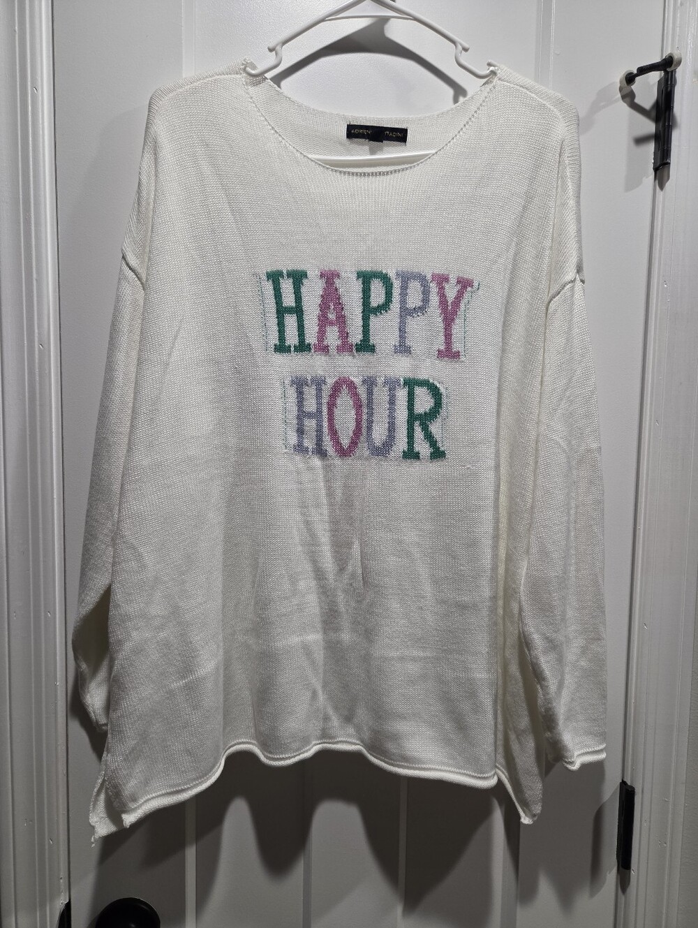 Happy Hour Sweater 2x From Adrienne Vittadini